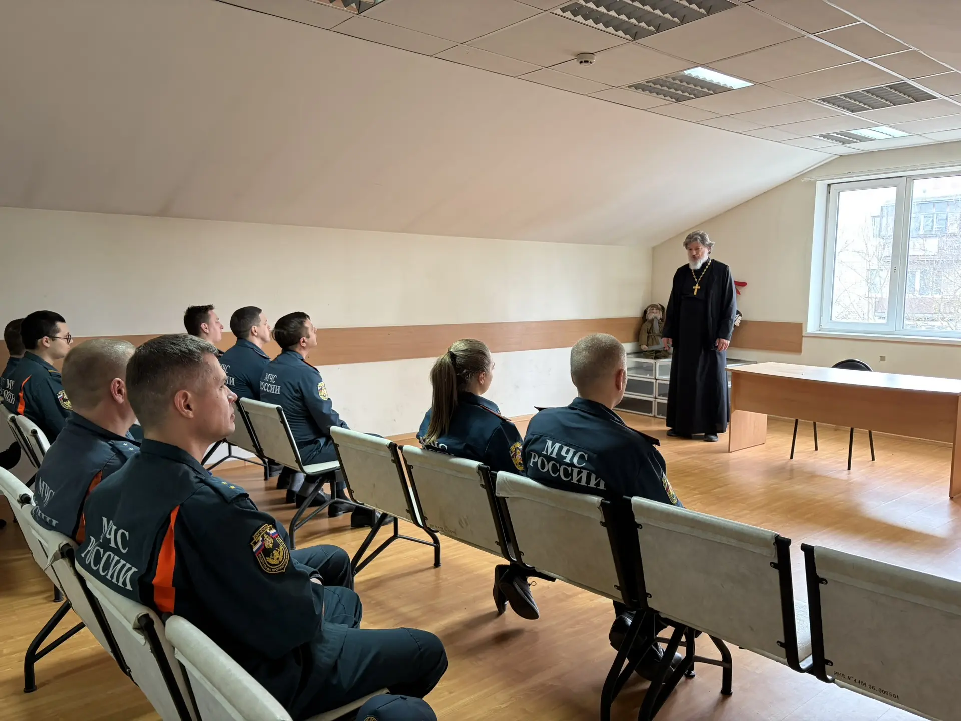 Беседа в Пожарно-спасательной части № 67 г.о. Солнечногорск
